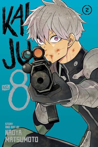 Manga cover featuring a light-haired character in tactical gear aiming a rifle forward.
