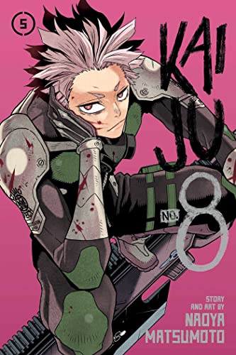 Manga cover: a determined young man in military gear, blood splatters.