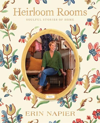 Book cover with floral pattern featuring Erin Napier inside an oval frame.