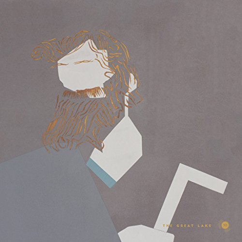 A vinyl record cover featuring a stylized illustration of a person with flowing hair.