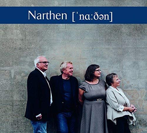 CD cover featuring four people standing against a concrete wall.