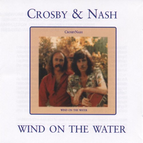 CD cover for Crosby & Nash’s “Wind On The Water” featuring two men.