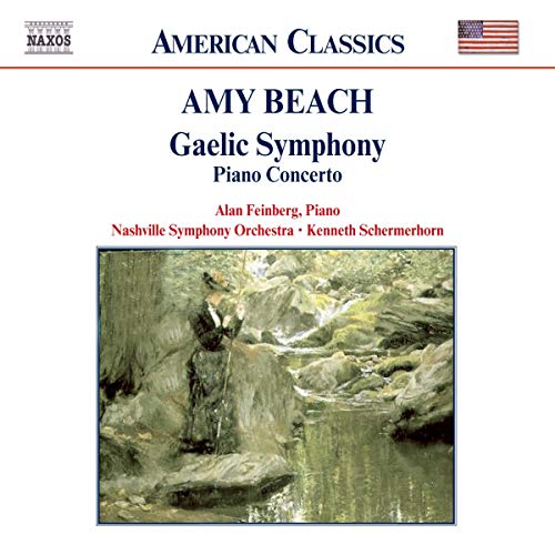 CD cover for Amy Beach’s Gaelic Symphony and Piano Concerto.