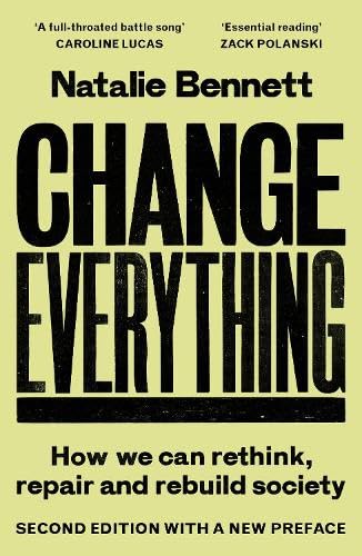 Book cover: "Change Everything" by Natalie Bennett, second edition.