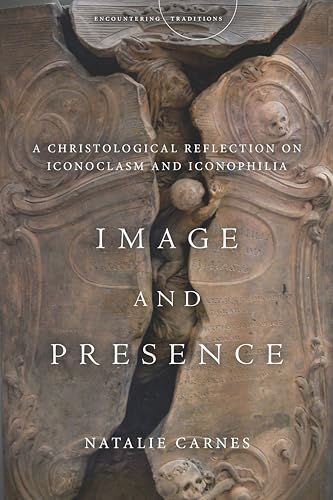 Book cover featuring ornate stone carvings and the title "Image and Presence.