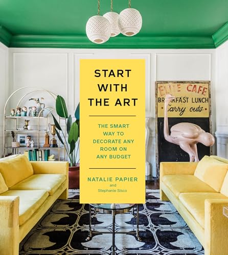 Book cover featuring yellow sofas and a green ceiling in a room.