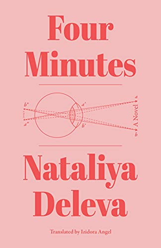 Book cover for "Four Minutes" by Nataliya Deleva, with a diagram.