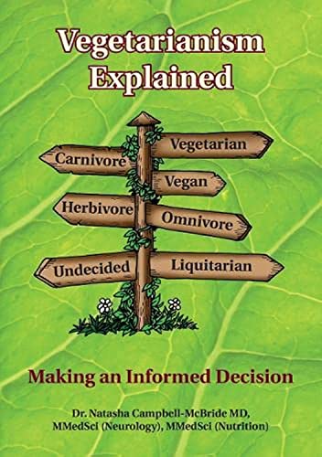 Book cover with directional signs illustrating different dietary choices.