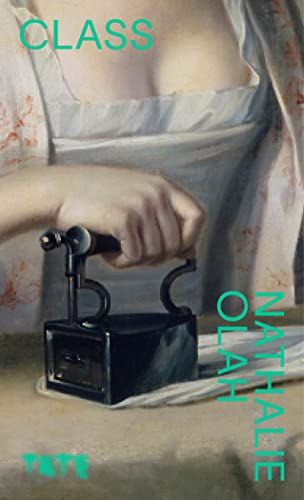 Book cover featuring a painting of a hand using a vintage iron on fabric.