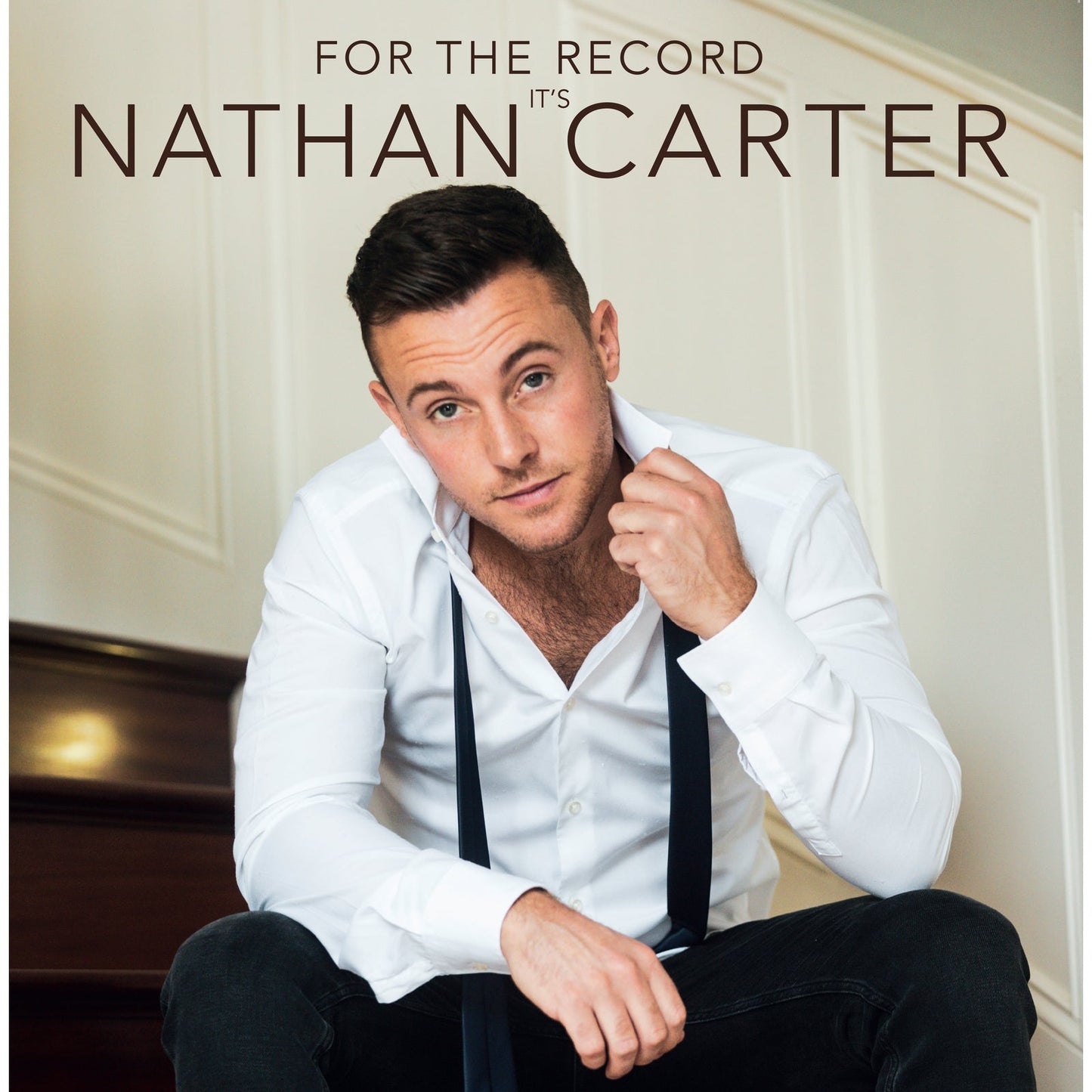 Nathan Carter album cover featuring a portrait of the singer.