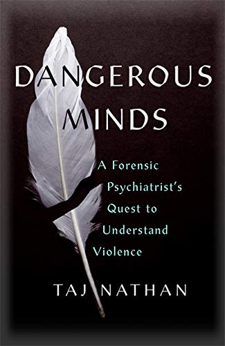 Book cover with a white feather on a black background and title text.