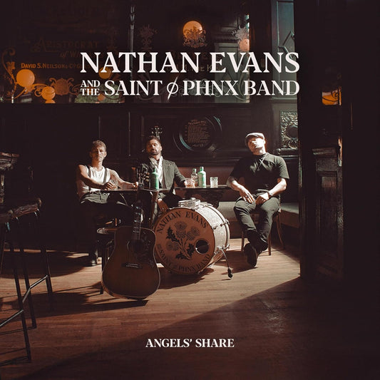 Nathan Evans and band in a pub setting, album cover.