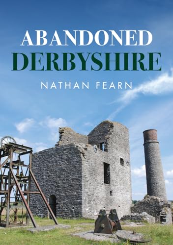 Book cover: ruins of a stone building and industrial machinery.