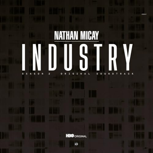 Album cover for "Industry Season 2 OST" by Nathan Micay, dark building facade.