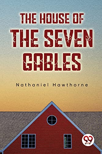 Book cover for "The House of the Seven Gables" with a red house.
