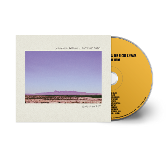 CD case for Nathaniel Rateliff & The Night Sweats’ “South of Here” album.