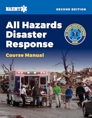 Textbook cover depicting paramedics responding to disaster scene wreckage.
