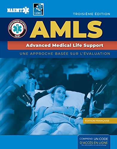 French Advanced Medical Life Support textbook cover with patient and paramedics.