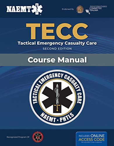 Cover of the TECC Tactical Emergency Casualty Care Second Edition course manual.