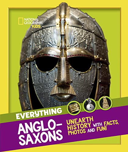 Book cover featuring a detailed, ornate Anglo-Saxon helmet and artifacts.