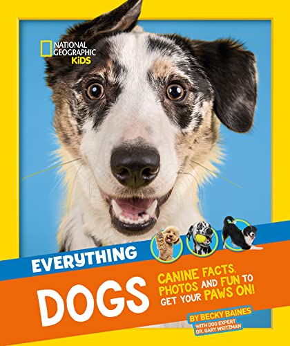 National Geographic Kids book cover featuring a close-up of a speckled dog.