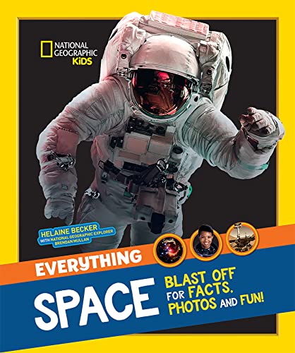 National Geographic Kids book cover featuring an astronaut in space.