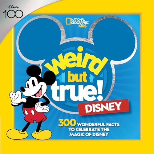 Book cover featuring Mickey Mouse and “Weird But True! Disney” title.