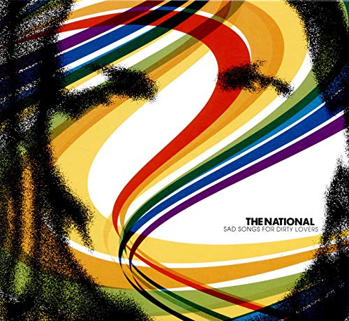 CD cover for The National’s “Sad Songs For Dirty Lovers” with abstract art.