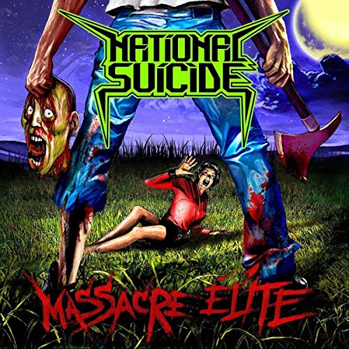 CD cover: violent scene with a figure holding a severed head and axe.