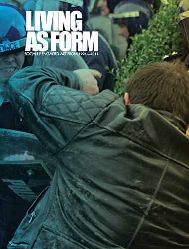 Book cover depicting a protest scene with police and a person being arrested.