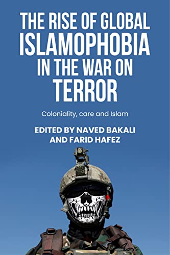 Book cover with title text over a soldier wearing a skull-patterned face mask.