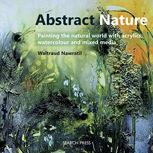 Book cover featuring an abstract nature painting with green, yellow, and blue textured layers.