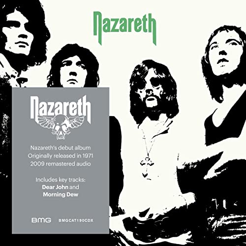 Nazareth album cover featuring four band members in black and white.
