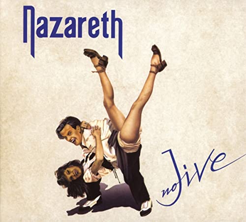 Nazareth “No Jive” CD cover: couple dancing, retro illustration.