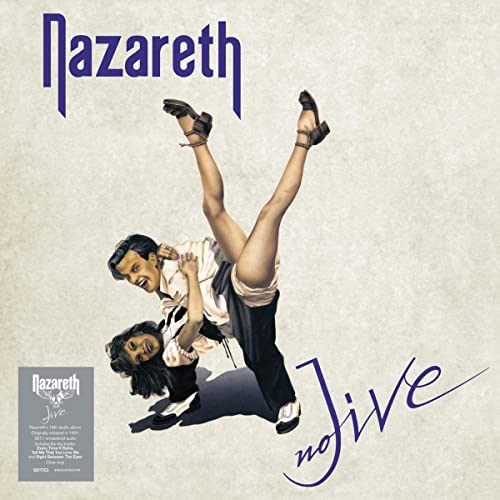 Nazareth "No Jive" vinyl album cover featuring a couple mid-dance pose.