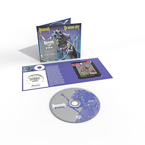 Nazareth No Mean City CD album, including the open digipak case and printed disc.
