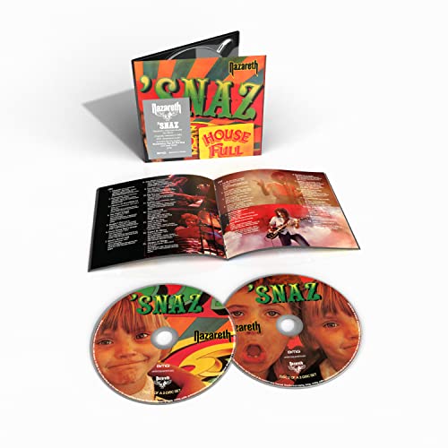 Nazareth “Snaz” CD packaging with two discs and booklet displayed open.