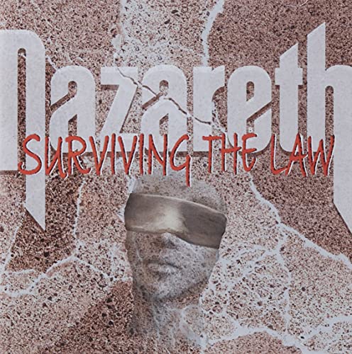 Nazareth album cover: a stone bust with a blindfold, cracked texture.