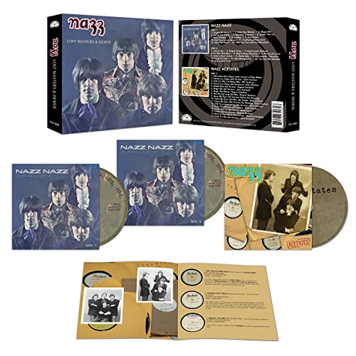 Nazz "Lost Masters & Demos" 3-CD set packaging and included inserts.