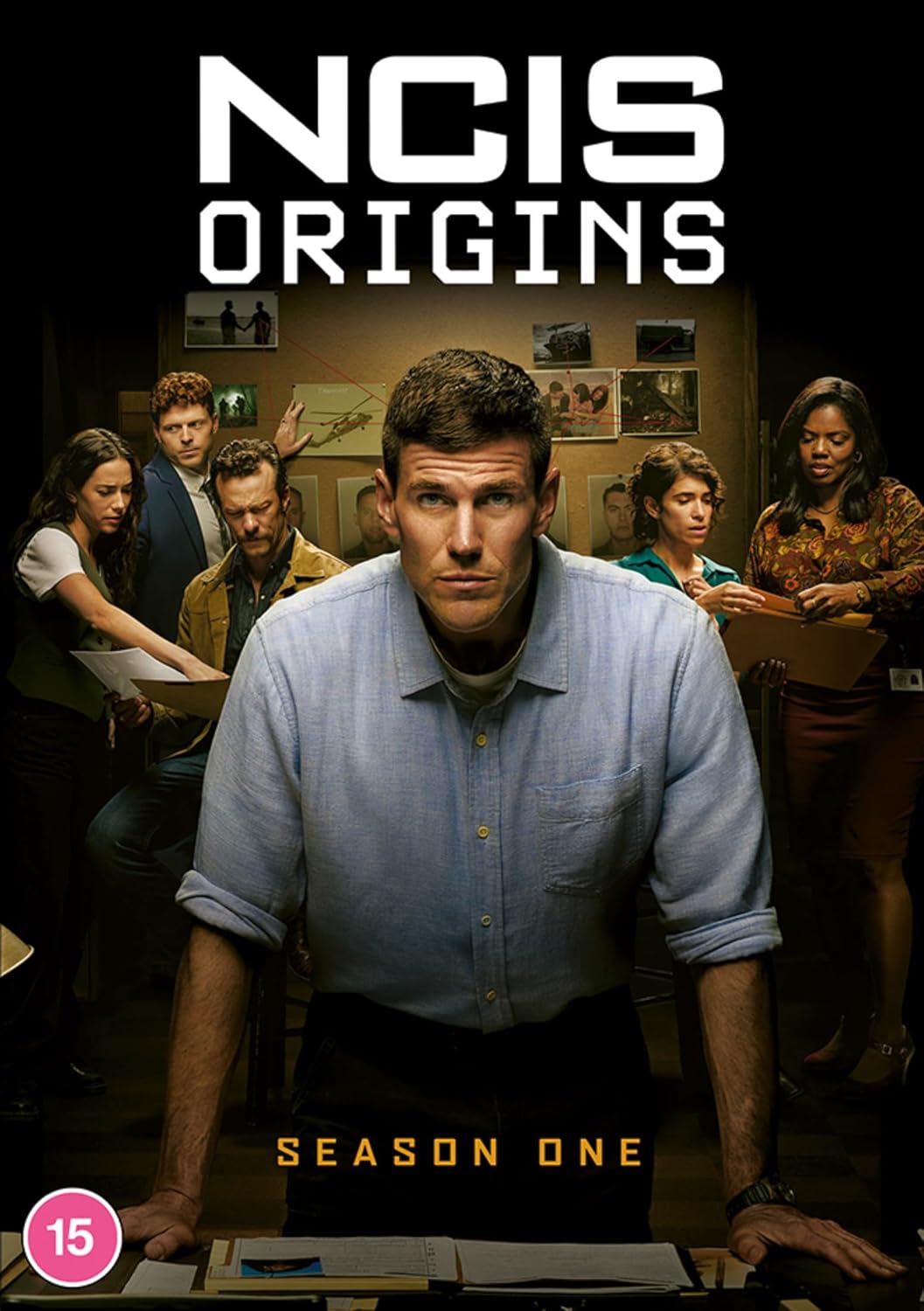 NCIS: Origins Season One DVD cover featuring a group of investigators.