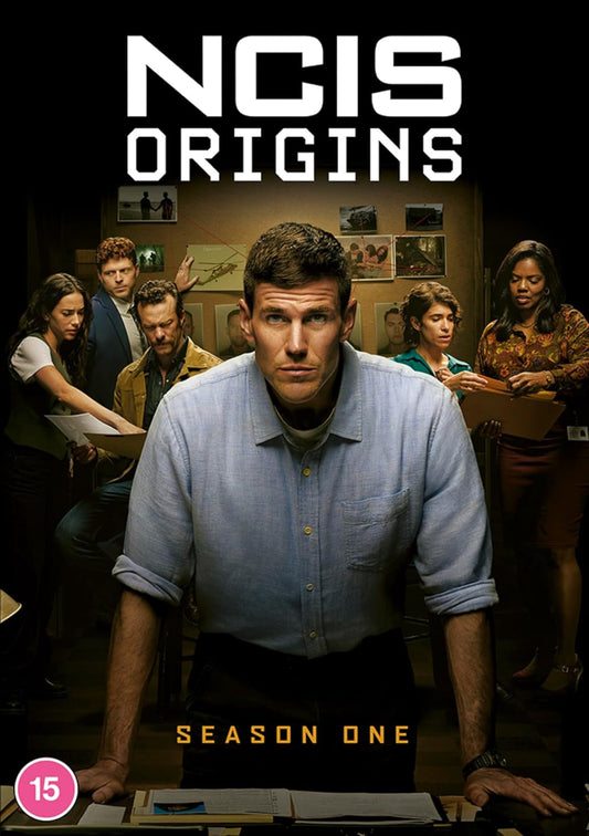 NCIS: Origins Season One DVD cover featuring a group of investigators.