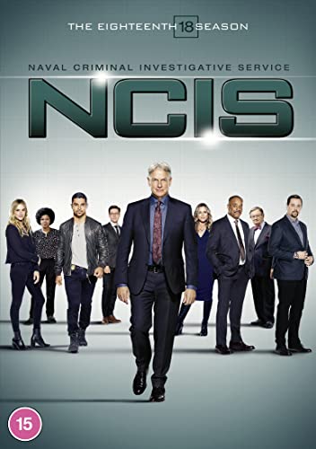 NCIS Season 18 DVD cover featuring the cast and series logo.