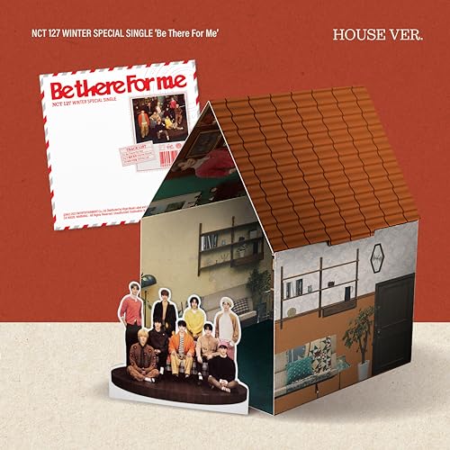 NCT 127 “Be There For Me” CD package featuring a house-shaped design.