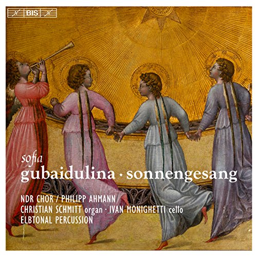 CD cover: figures in robes dancing around a golden halo.