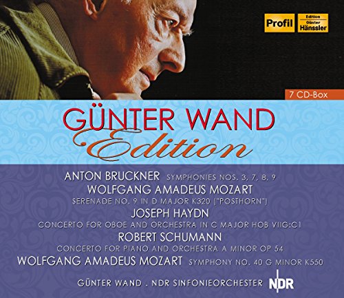 CD box set featuring conductor Gunter Wand and classical composers.