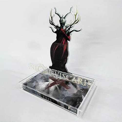 CD case with a black silhouette figure featuring large antlers.