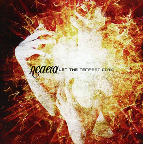 Album cover with abstract red and yellow background, white figure, and black text overlay.