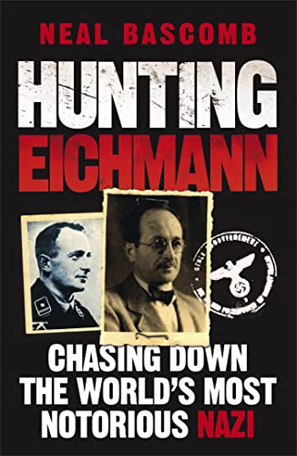 Book cover featuring Adolf Eichmann’s portrait and bold red title text.
