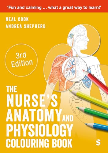 Book cover: "The Nurse's Anatomy and Physiology Colouring Book," 3rd edition.