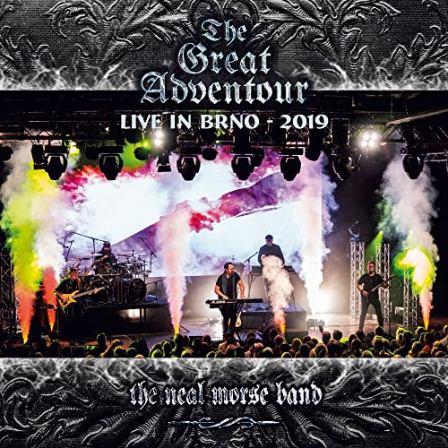 Neal Morse Band live concert stage with musicians and audience.